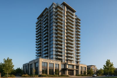 Hudson Place Residences premium condominium exterior view
